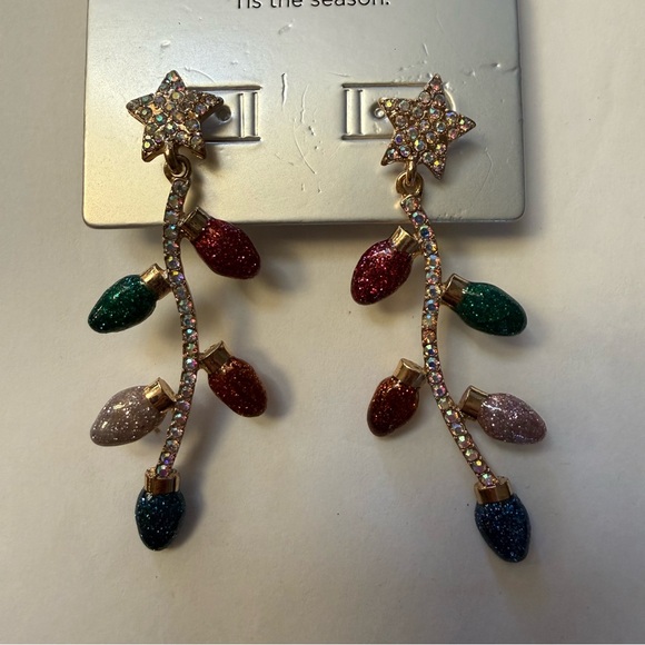 SUGARFIX by BaubleBar Let’s Get Lit Earrings “Tis the season” OS - Picture 4 of 7
